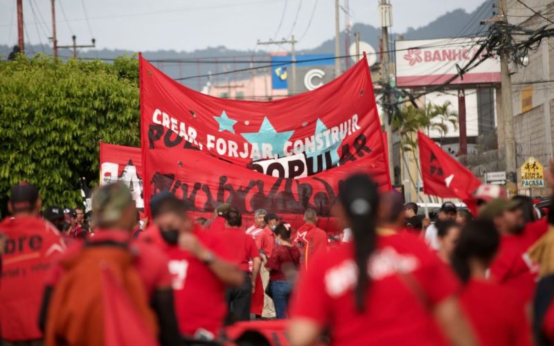 Marcha de LIBRE en San Pedro Sula revela fragilidad interna y afecta campaña de Rixi Moncada